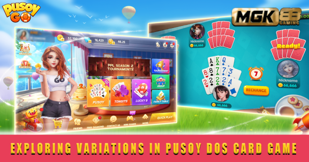 Exploring Variations in Pusoy Dos Card Game